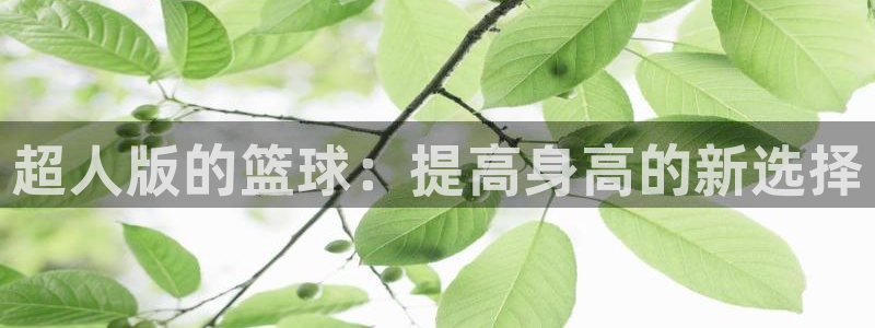 球王会体育：超人版的篮球：提高身高的新选择